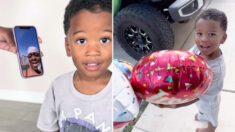 Abuela inventa una creativa forma de enviar globos a través del país para el cumpleaños de su nieto
