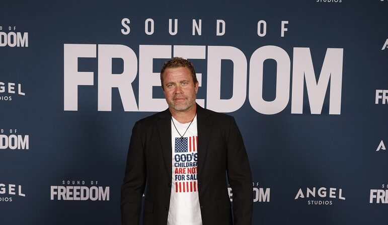 Tim Ballard asiste al estreno de "Sound of Freedom" el 28 de junio de 2023 en Vineyard, Utah. (Fred Hayes/Getty Images para Angel Studios)