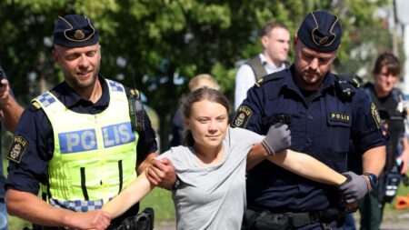 Multan a Greta Thunberg en Suecia por desobediencia a autoridades en protesta en Malmö