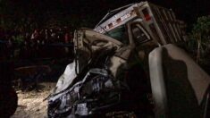 Mueren cinco migrantes hondureños en un accidente carretero en el sureste de México