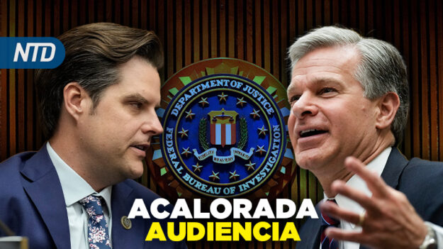 NTD Noche [12 Julio] Wray niega censura del FBI a conservadores; Sound of Freedom es “un milagro” dice Eduardo Verástegui