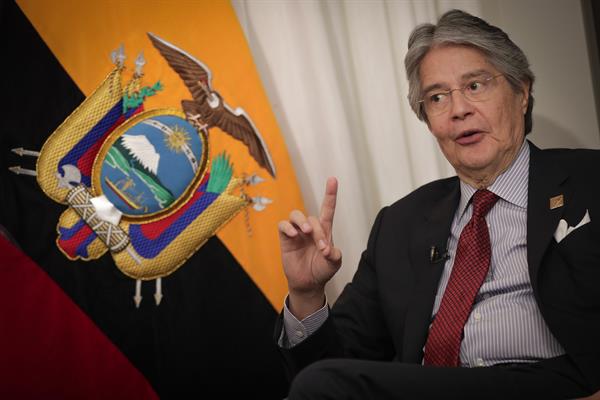 El presidente de Ecuador, Guillermo Lasso, en una fotografía de archivo. EFE/ André Coelho
