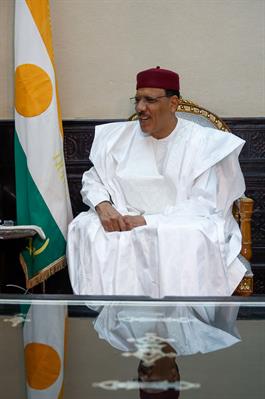 Fotografía de archivo del presidente de Níger, Mohamed Bazoum. EFE/ Mariscal
