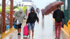 La tormenta Idalia causará lluvias y posibles trombas marinas en el Caribe mexicano