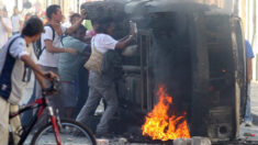 Crimen organizado quema autos en el sureste mexicano y se enfrenta a fuerzas policiales