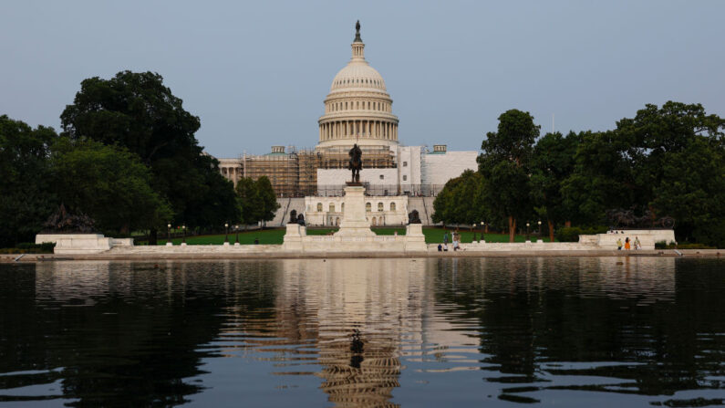 El edificio del Capitolio de EE. UU. el 01 de agosto de 2023 en Washington, DC. (Anna Moneymaker/Getty Images)