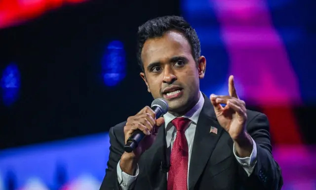 Vivek Ramaswamy, aspirante republicano a la presidencia en 2024. (Giorgio Viera/AFP vía Getty Images)
