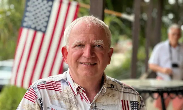 John Eastman asiste a un acto privado celebrado en un rancho del norte del condado de Orange, California, el 19 de agosto de 2023. (Brad Jones/The Epoch Times)