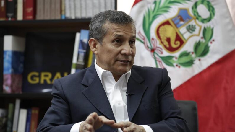 El expresidente de Perú, Ollanta Humala, en una fotografía de archivo. EFE/Paolo Aguilar