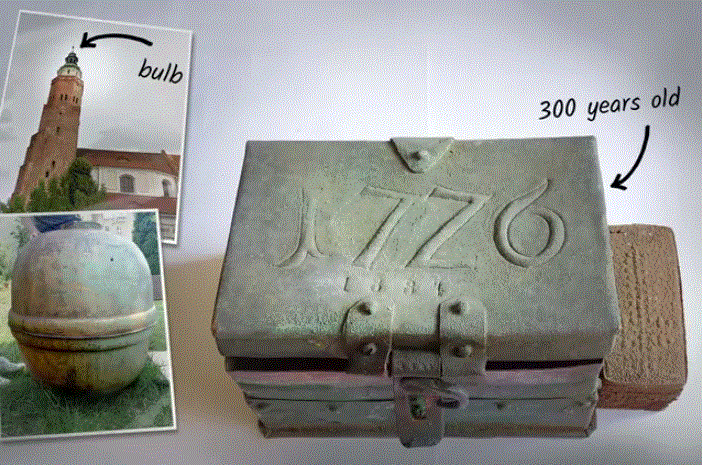Encuentran en una cúpula de iglesia la cápsula de tiempo más antigua, de 1726: Esto es lo que contiene