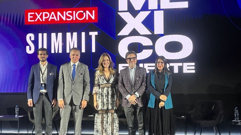 Conferencia “Nearshoring: el 'Milagro mexicano'” de Expansión Summit el día 28 de septiembre de 2023. (Eduardo Tzompa/The Epoch Times México)