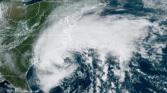 La tormenta tropical Ophelia toca tierra en Carolina del Norte con fuertes vientos