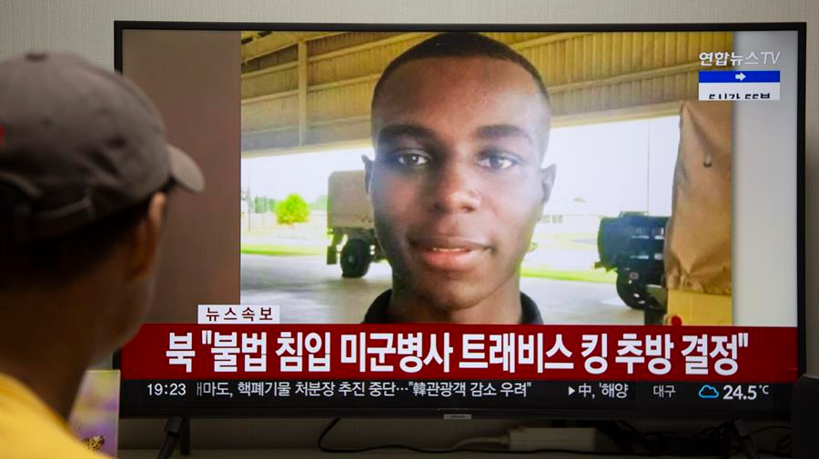 El soldado Travis King está bajo custodia de EE.UU. tras ser expulsado de Corea del Norte