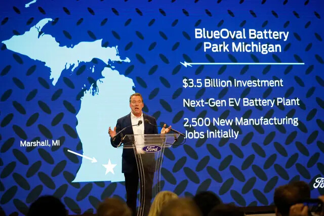 Ford detiene el montaje de una planta de baterías de USD 3.500 millones en Michigan, vinculada a China