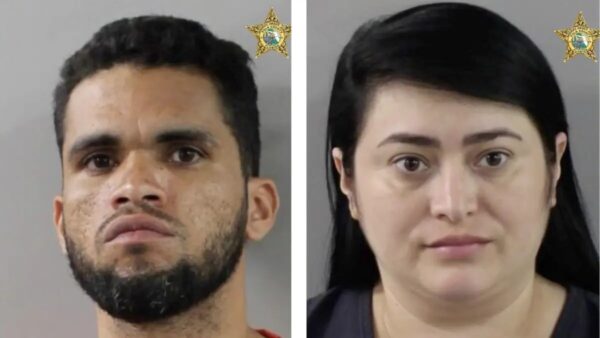 Freddy Escalona (izquierda) y Maria Guzman (derecha) fueron acusados de trafico de seres humanos y de obtener beneficios de la prostitucion. (Cortesía de la Oficina del Sheriff del Condado de Polk)