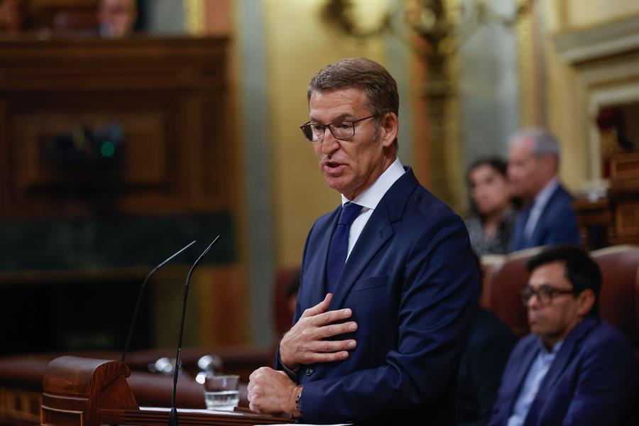 Feijóo fracasa en su primer intento para convertirse en presidente del Gobierno español