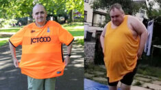 A papá que pesaba 425 lbs le dijeron que moriría en 5 años, cambió su estilo de vida y perdió 245 lbs