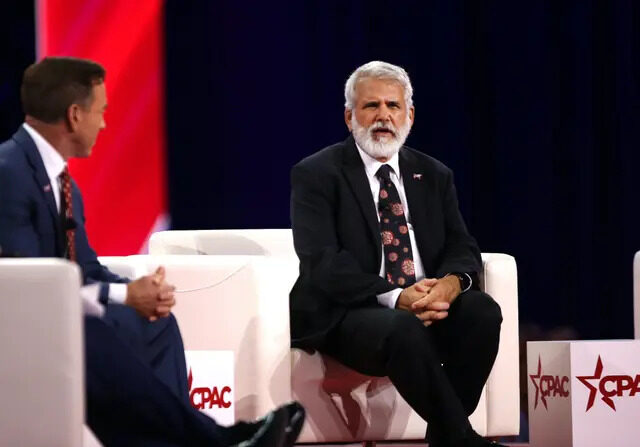 El Dr. Robert Malone, inventor de las vacunas de ARNm, habla en la Conferencia de Acción Política Conservadora de Dallas, en el Hilton Anatole, el 5 de agosto de 2022. (Bobby Sanchez para The Epoch Times)