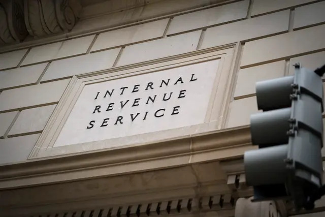 Edificio del Servicio de Impuestos Internos (IRS, por sus siglas en inglés) en Washington el 28 de junio de 2023. (Madalina Vasiliu/The Epoch Times)