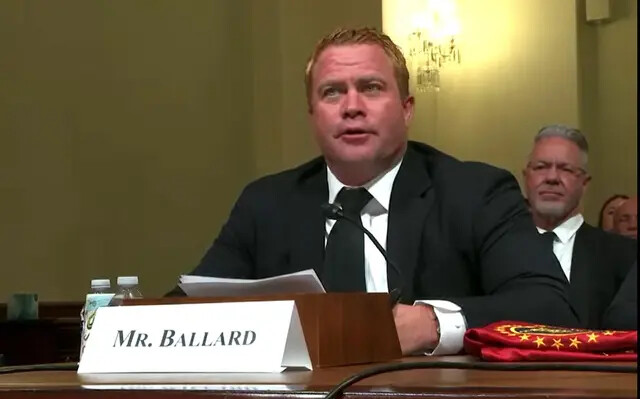 Tim Ballard presta testimonio ante el Comité de Seguridad Nacional de la Cámara de Representantes en Washington, D.C., el 13 de septiembre de 2023. (Captura de pantalla/Comité de Seguridad Nacional)