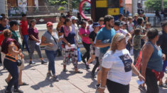 Migrantes en la frontera sur de México marchan para exigir protección a la Comisión de DD.HH.