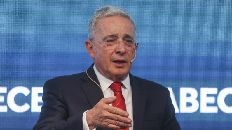 Álvaro Uribe, expresidente de Colombia, en una fotografía de archivo. EFE/ Juan Ignacio Roncoroni