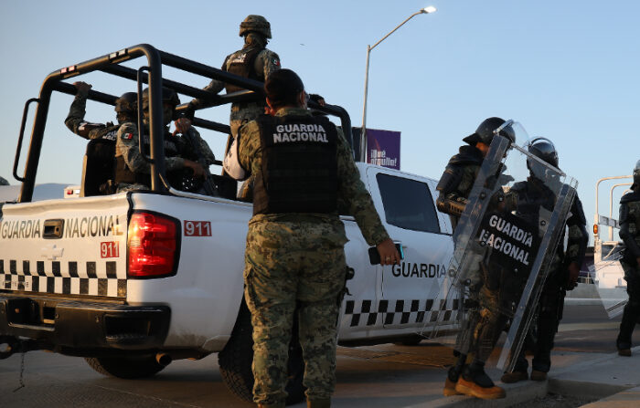 Miembros de la Guardia Nacional en una foto de archivo del 23 de octubre de 2020 en Mazatlán, México. (Sergio Mejia/Getty Images)