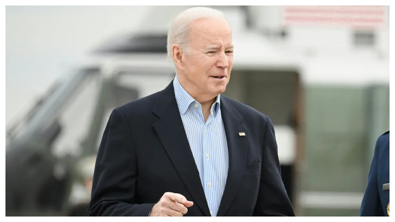 El presidente de Estados Unidos, Joe Biden, se dirige a bordo del Air Force One antes de partir de la Base Conjunta Andrews en Maryland el 31 de marzo del 2023. (Mandel Ngan/AFP vía Getty Images)