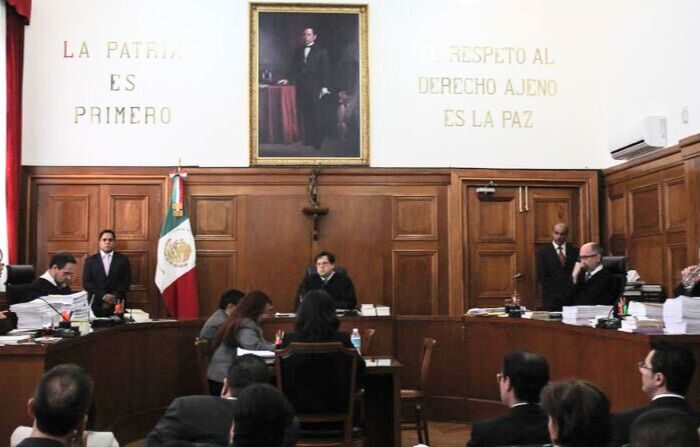 Magistrados de la Suprema Corte de Justicia de la Nación (SCJN) en la Ciudad de México, México. (EFE/Alex Cruz/Archivo)