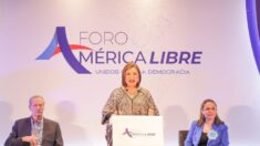 Xóchitl Gálvez llama a rechazar a dictaduras y autoritarismos durante Foro América Libre