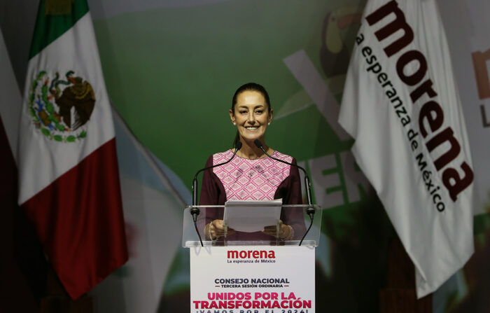 Claudia Sheinbaum, candidata presidencial por el oficialista Movimiento Regeneración Nacional (Morena). Imagen de archivo. EFE/Mario Guzmán