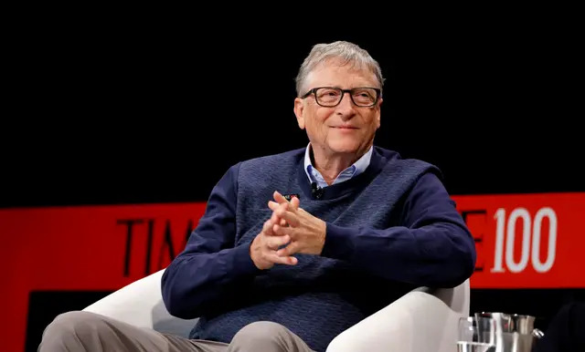 Bill Gates habla en el escenario de la Cumbre TIME100 2022 en el Jazz at Lincoln Center de Nueva York, el 7 de junio de 2022. (Jemal Countess/Getty Images for TIME)