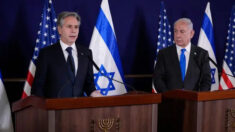 Blinken y Netanyahu se refugian en un búnker durante un ataque de Hamás con misiles
