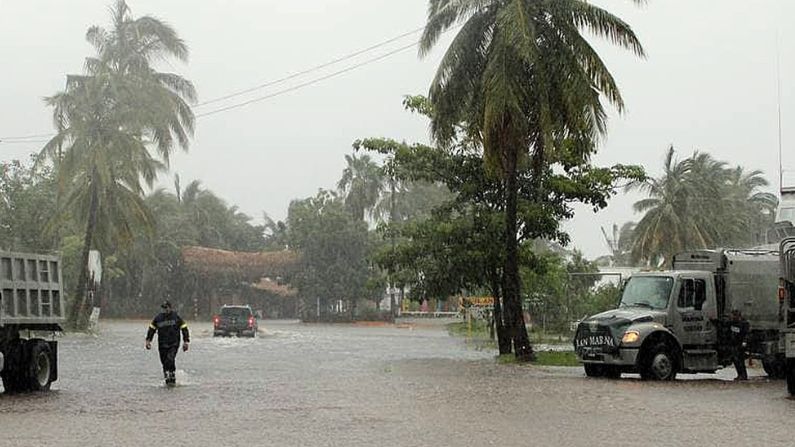 Imagen de archivo. Zonas afectadas por un huracán en el estado de Nayarit, en la costa del Pacifico de México, durante fines de agosto 2023. (EFE/ Aaron García)