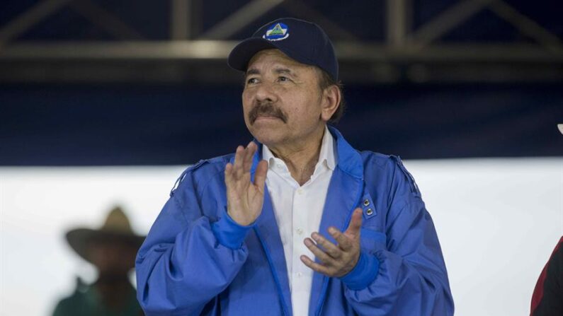 Imagen de archivo del líder de Nicaragua Daniel Ortega. EFE/Jorge Torres