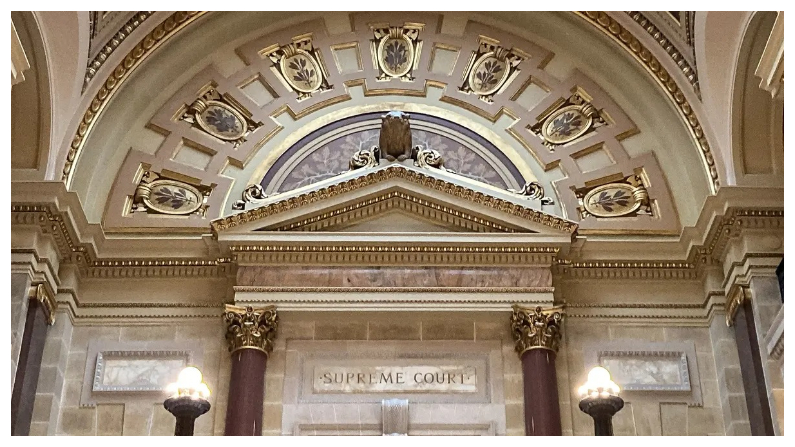 La Corte Suprema de Wisconsin. (Joseph Hanneman/The Epoch Times)