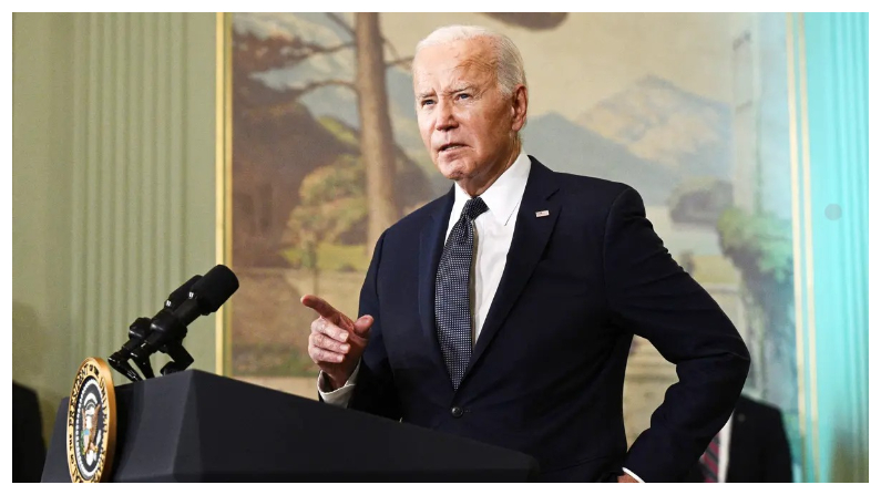 El presidente de Estados Unidos, Joe Biden, habla durante una rueda de prensa tras reunirse con el líder chino Xi Jinping durante la cumbre de Cooperación Económica Asia-Pacífico en Woodside, California, el 15 de noviembre del 2023. (Brendan Smialowski/AFP vía Getty Images)