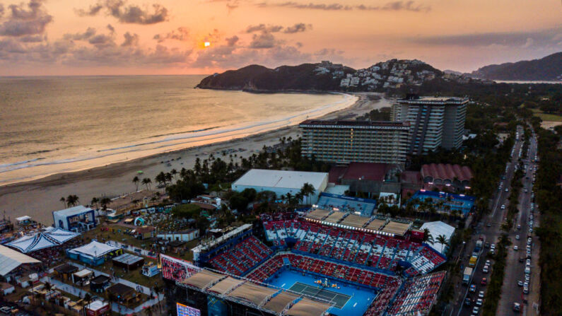 Vista aérea del Puerto de Acapulco, el 26 de febrero de 2018 en Guerrero, México. (Héctor Vivas/Getty Images)