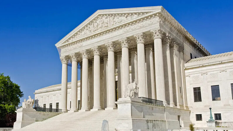 El edificio de la Corte Suprema en Washington, D.C., en una fotografía de archivo. (Rudy Sulgan/Getty Images)
