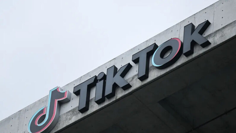 Oficina de TikTok en Culver City, California, el 16 de marzo de 2023. (Patrick T. Fallon/AFP vía Getty Images)