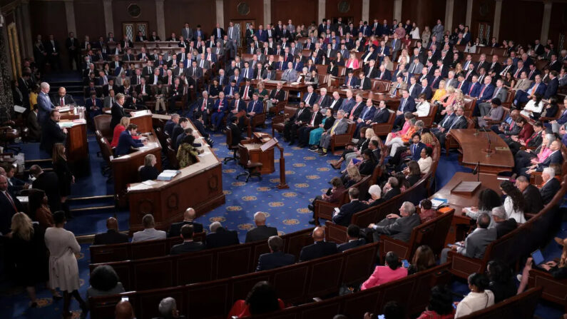 Vista de la Cámara de Representantes de Estados Unidos en Washington, el 25 de octubre de 2023. (Win McNamee/Getty Images)