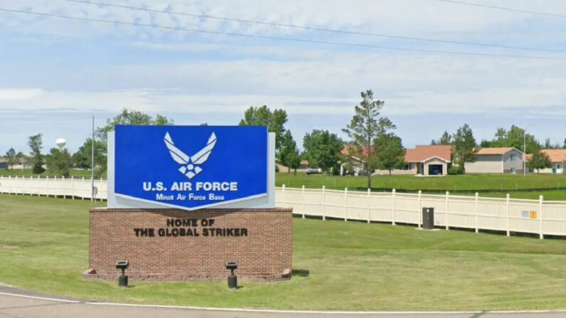 Base de la Fuerza Aérea Minot en una imagen de archivo. (Mapas de Google)
