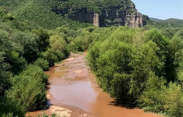Una foto de archivo del río Sonora. (EFE/Daniel Sánchez Dorame)/