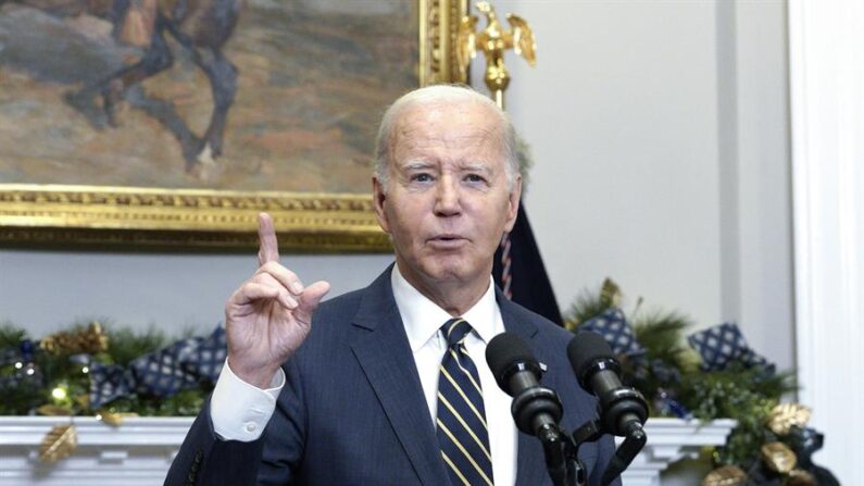 Imagen de archivo del presidente de EE.UU., Joe Biden. EFE/EPA/Yuri Gripas/POOL world rights