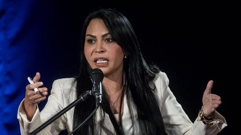 La exdiputada opositora venezolana Delsa Solórzano, en una fotografía de archivo. EFE/Miguel Gutiérrez