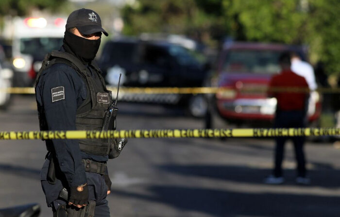 Fotografía de archivo de un policía mexicano. (Ulises Ruiz/AFP vía Getty Images)