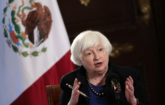 La secretaria del Tesoro de Estados Unidos, Janet Yellen, en una fotografía de archivo. (EFE/José Méndez)
