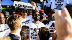 La comunidad negra se vuelca con Trump: se triplica el apoyo