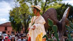 Indígenas tzotziles y tzeltales veneran a Juan Diego en el sur de México