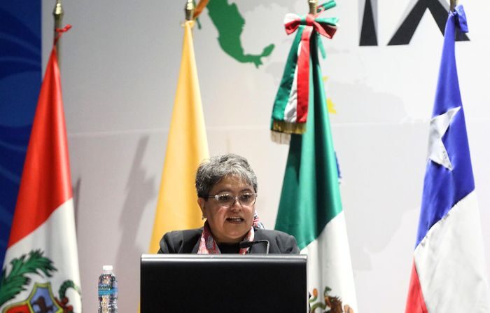 Fotografía de archivo de la secretaria de Economía, Raquel Buenrostro. (EFE/Sáshenka Gutiérrez)